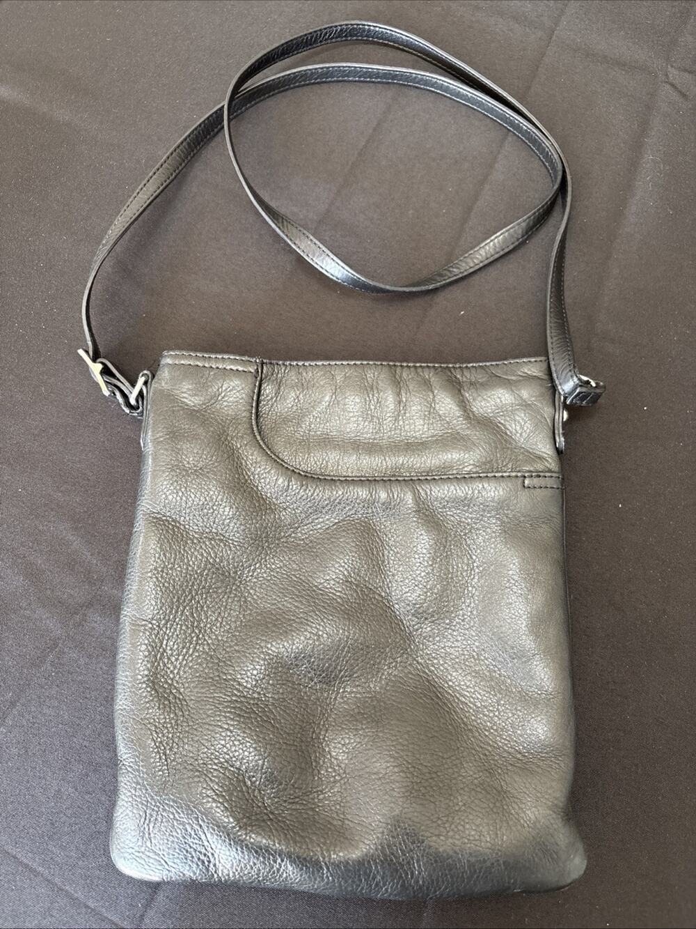 Margot Leather Black Crossbody Purse Excellent Condition